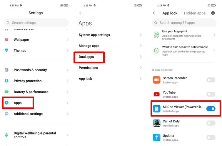 Cara Mengaktifkan Aplikasi Ganda Xiaomi