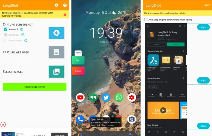 Cara Screenshot Panjang Samsung A03s