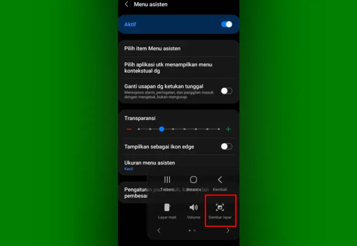 Cara Screenshot Samsung A03s Tanpa tombol