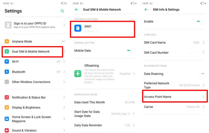 Cara Setting APN Oppo A92