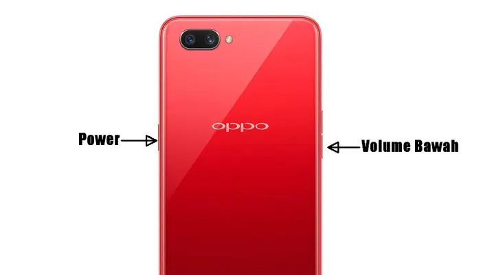 SS Oppo A3s Kombinasi Tombol
