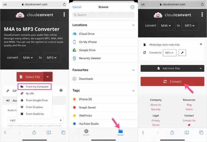 Cara Konvert Voice Notes WhatsApp ke MP3