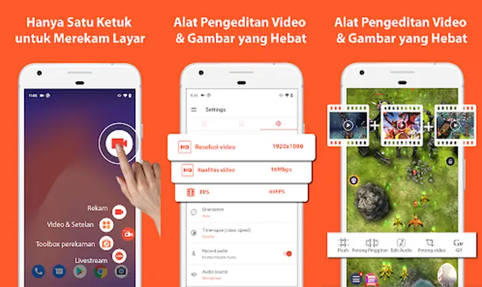 Aplikasi AZ Screen Recorder