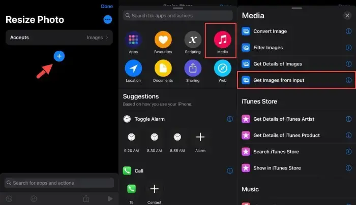 Get Images from the Input