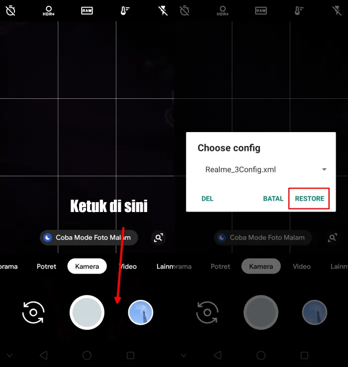 Restore Config GCAM Oppo