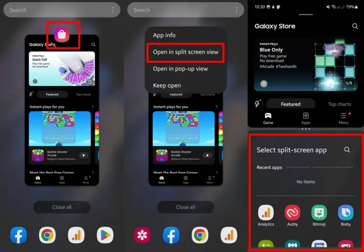 Cara Belah Layar Samsung Melalui Recent Apps
