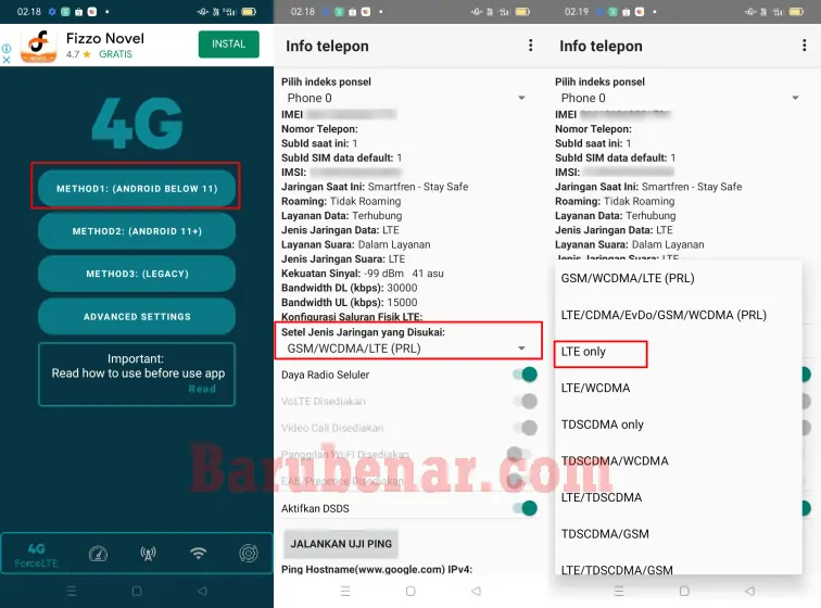 Force 4G Only Hp Oppo