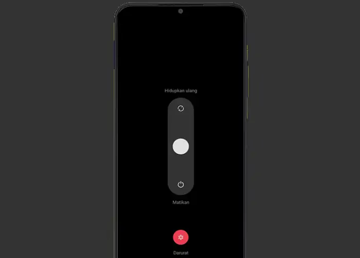Cara Mematikan Realme C25 Dengan Tombol Power