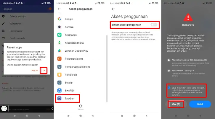 Cara Menggunakan Jendela Mengambang Redmi 9A