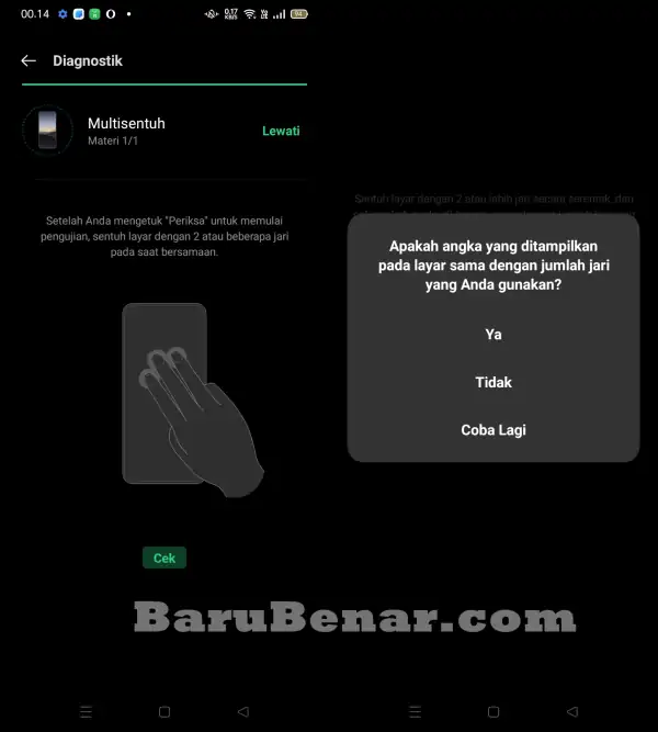Cek Multisentuh