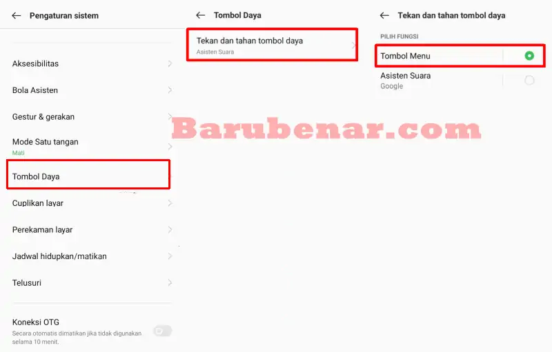 Mematikan Realme C55 Dengan Tombol Power