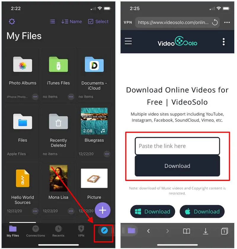 Buka Aplikasi Documents iPhone