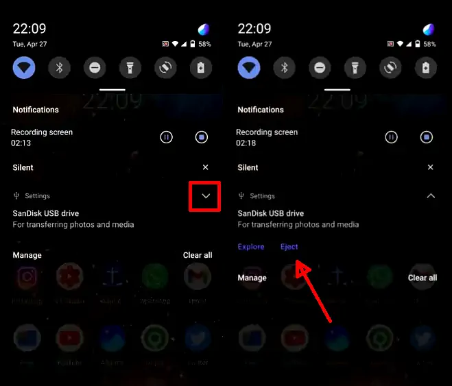 Cara Aman Melepas USB OTG Vivo Y21