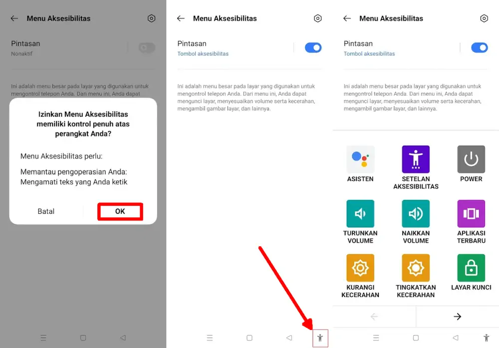Cara Mengaktifkan Menu Aksesibilitas Oppo
