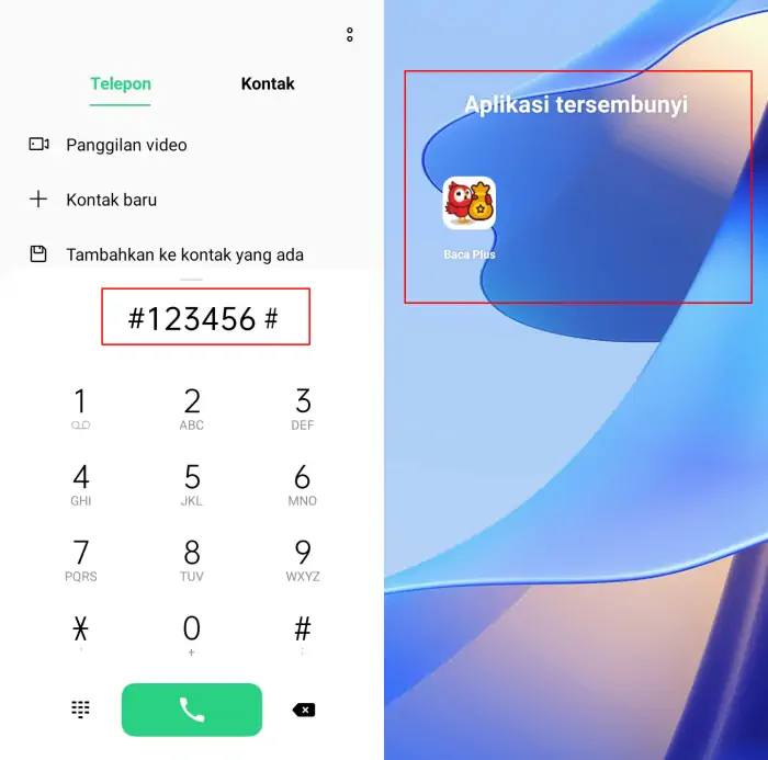 Mengakses Aplikasi Tersembunyi Realme