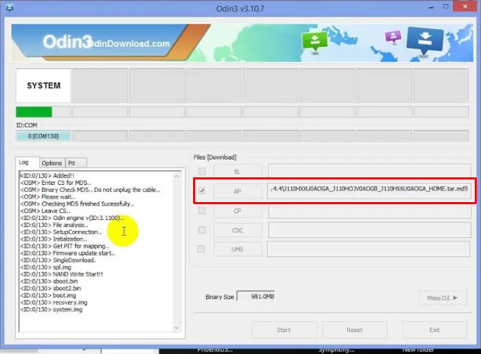 Flashing HP Samsung Dengan ODIN