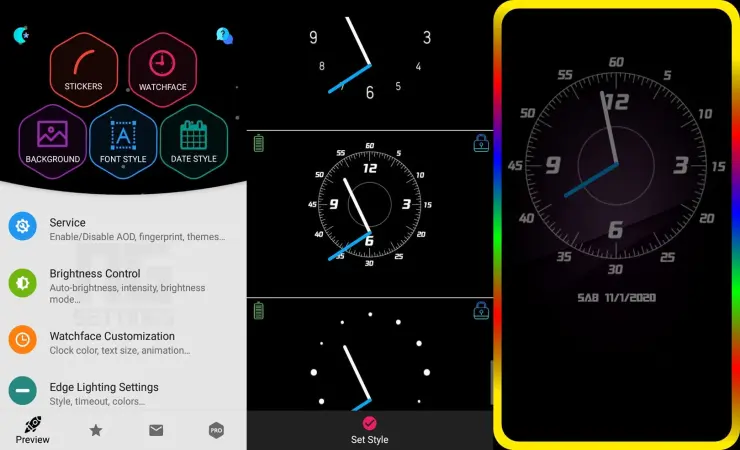 Aplikasi Always on Amoled Oppo