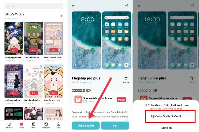 Cara Download Tema Realme Lewat Theme Store