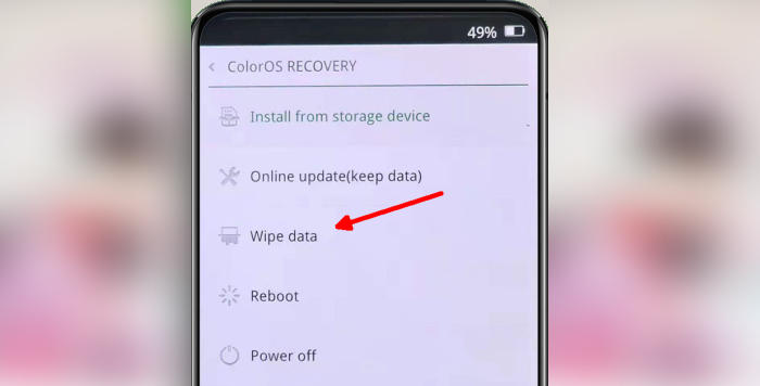Cara Hard Reset Oppo A11K Dengan Recovery
