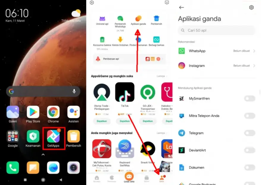 Cara Mengaktifkan Aplikasi Ganda di Redmi 9A