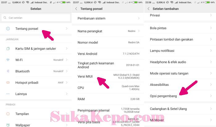 Cara Mengaktifkan Opsi Pengembang HP Xiaomi