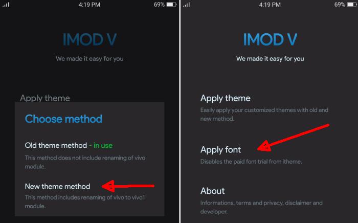 Cara Mengubah Tema Berbayar Vivo via iMod V
