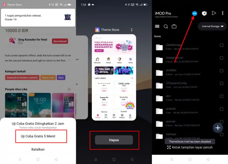 Cara Mengubah Tema Oppo Uji Coba Menjadi Permanen
