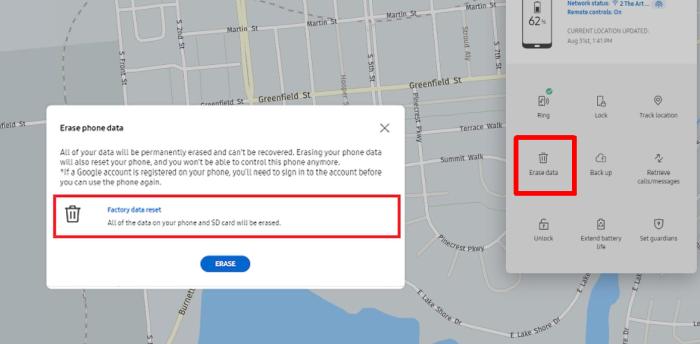 Cara Reset Samsung A02s Lewat Find My Mobile