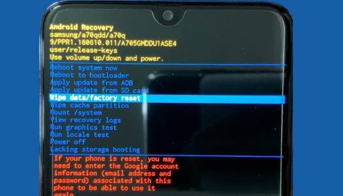 Cara Membuka Kunci Hp Samsung Dengan Reset