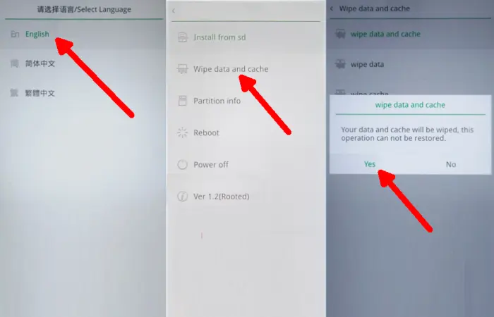 Cara Hard Reset Oppo F1s via Recovery Mode