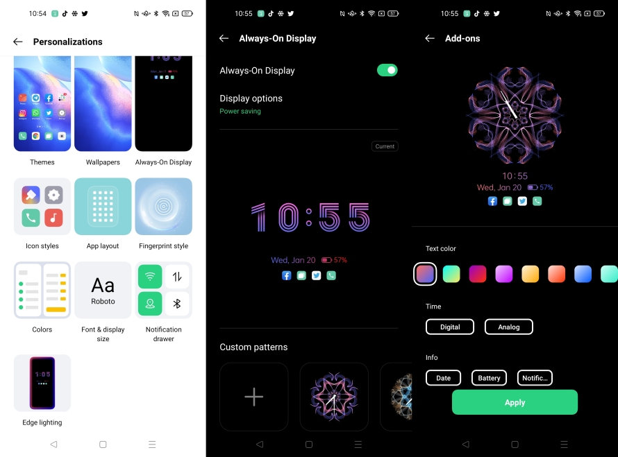 Cara Mengaktifkan AOD Oppo di Pengaturan