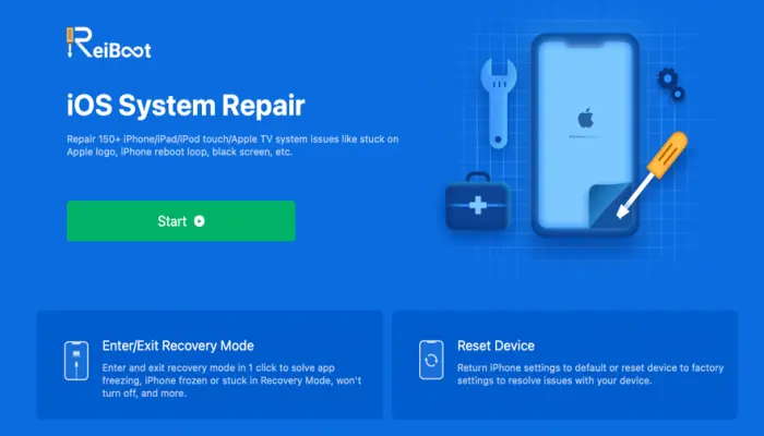 Recovery Mode iOS via Reiboot